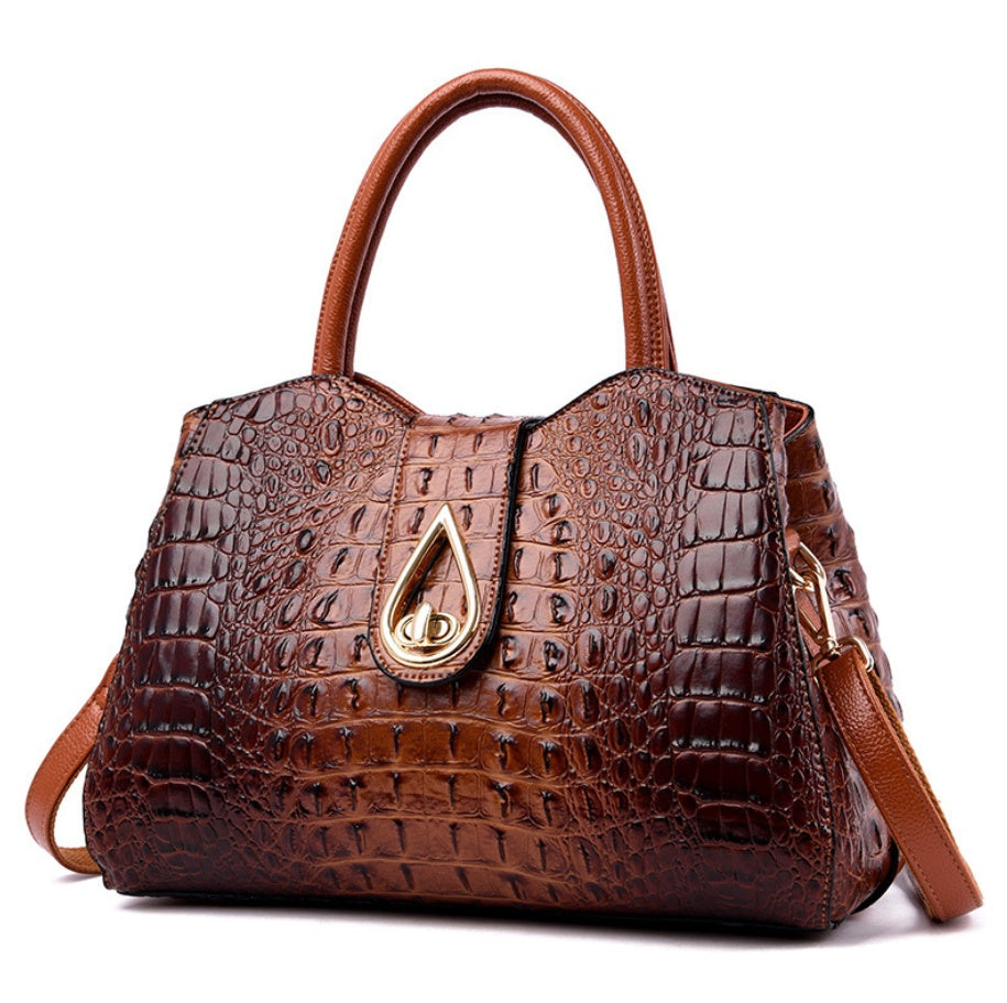 Croc Look Crossbody Bag