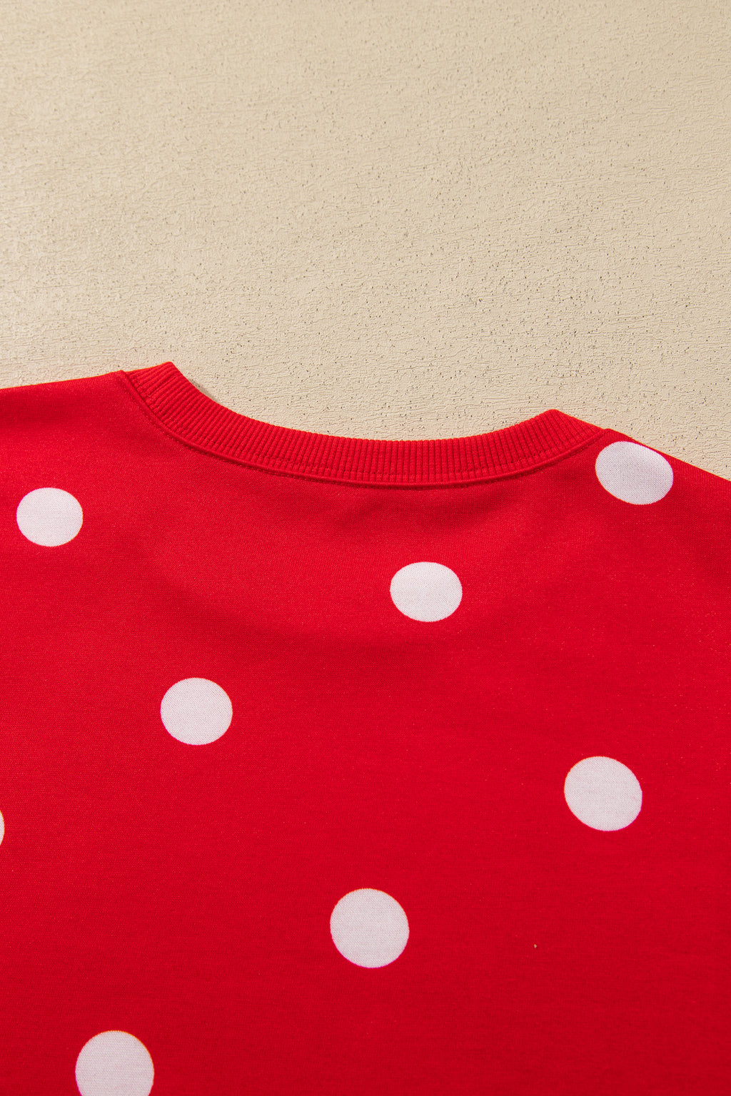 Polka Dot Pullover & Skort Two-Piece Set