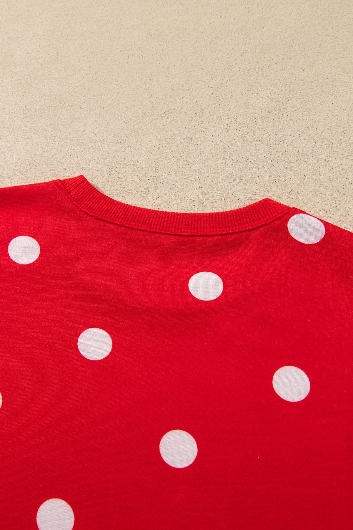Polka Dot Pullover & Skort Two-Piece Set