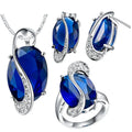 Color blue green jewelry set Blue Bazaare Mart Jewelry