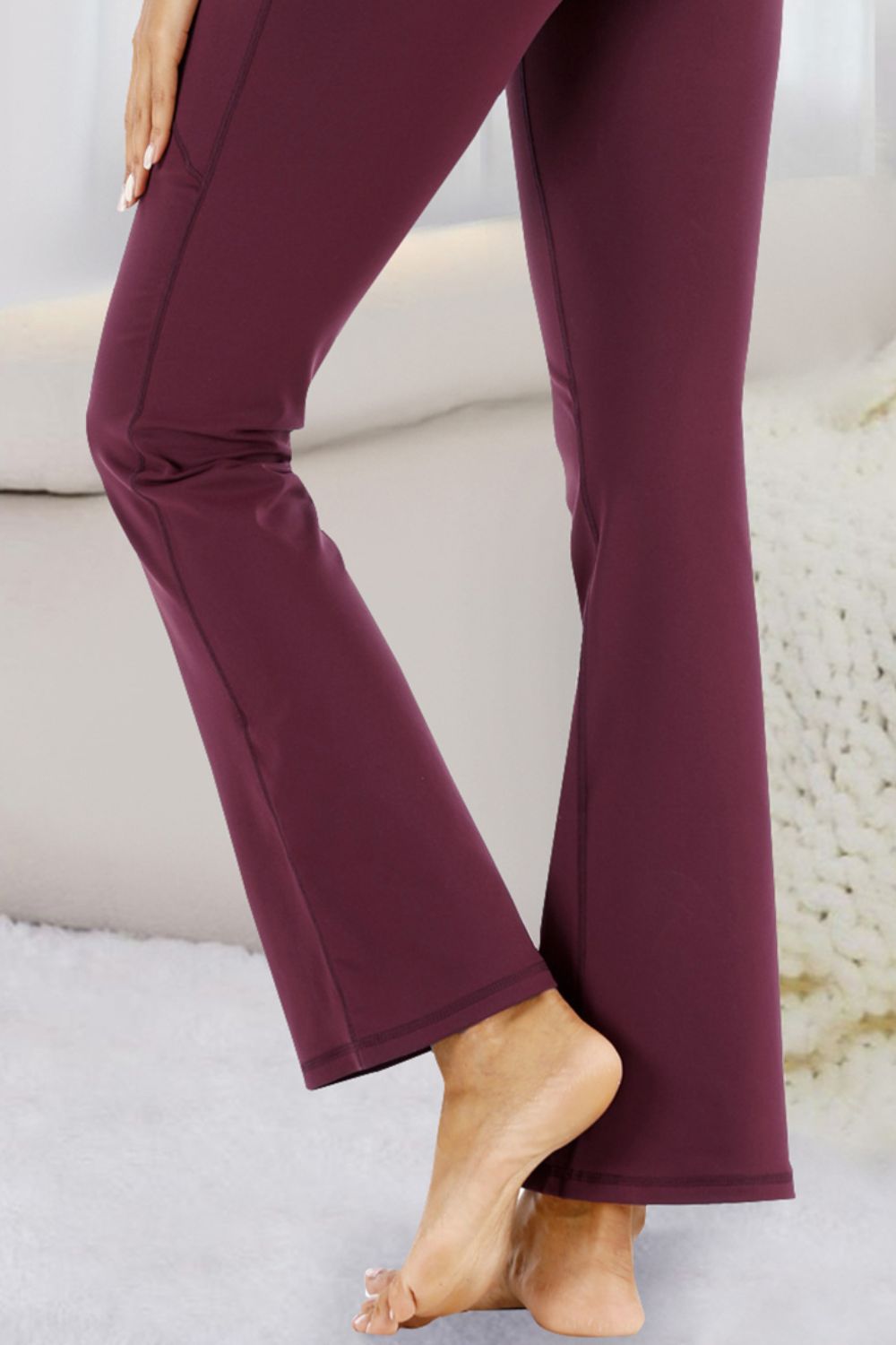 Boot Cut Leggings with Pockets