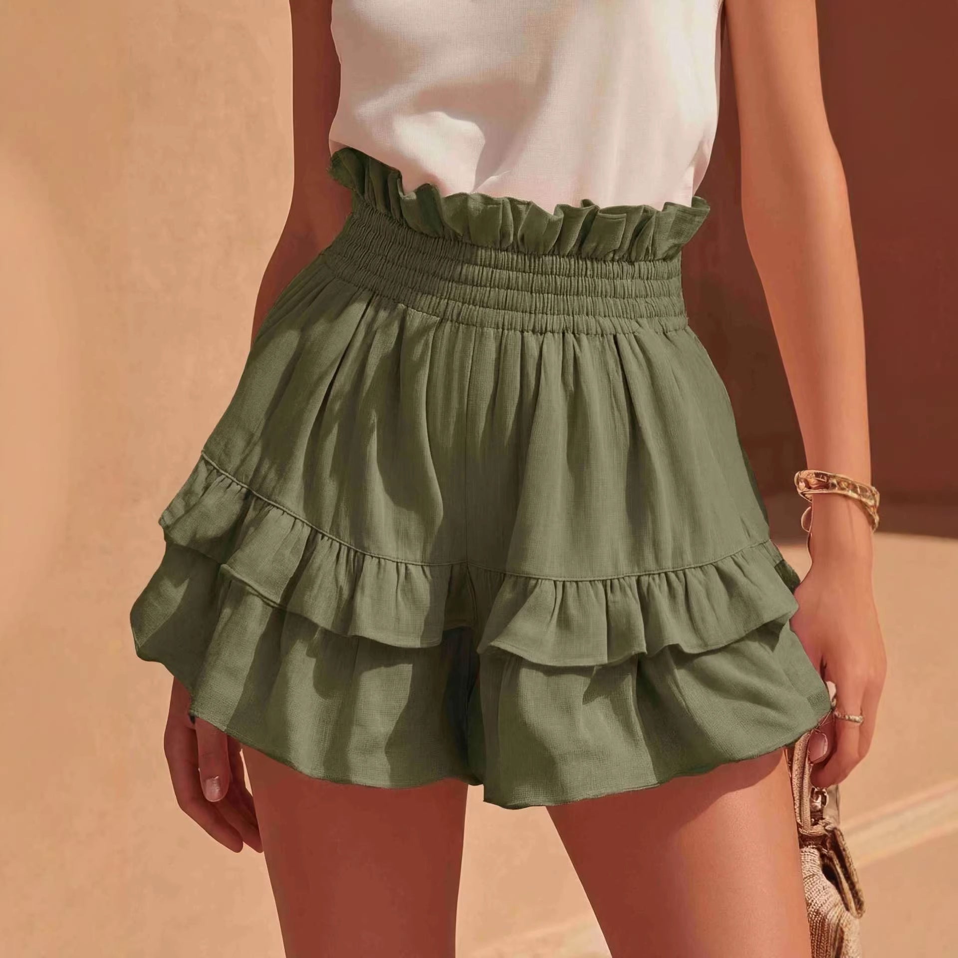 Ruffled Petticoat Shorts CJ Dropshipping Ruffled Petticoat Shorts
