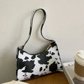 Animal Print PU Handbag Cow pattern Bazaare Mart Animal Print Purse
