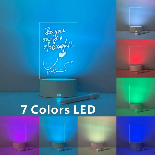 Colorful Light Acrylic Memo