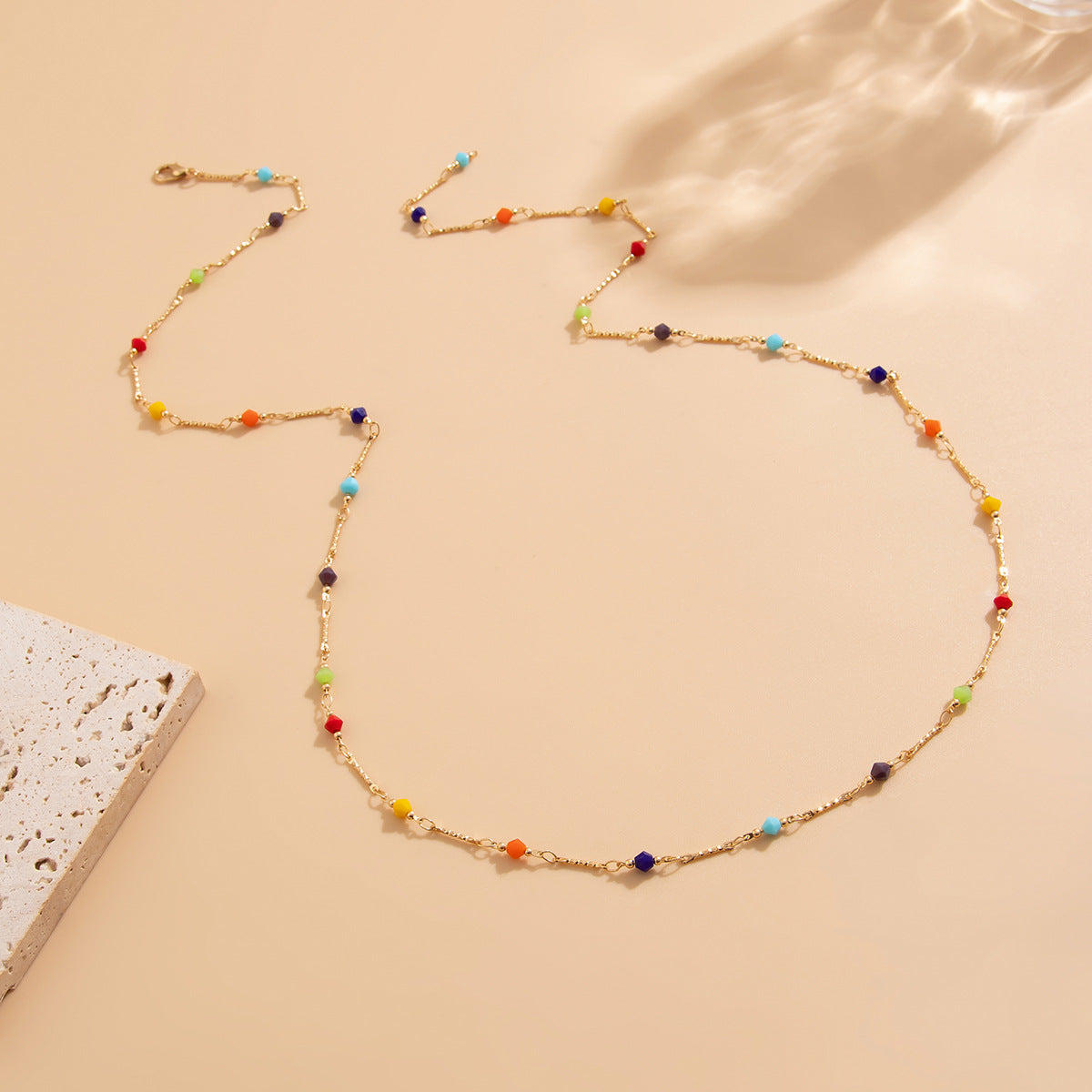 Colorful beaded necklace 
