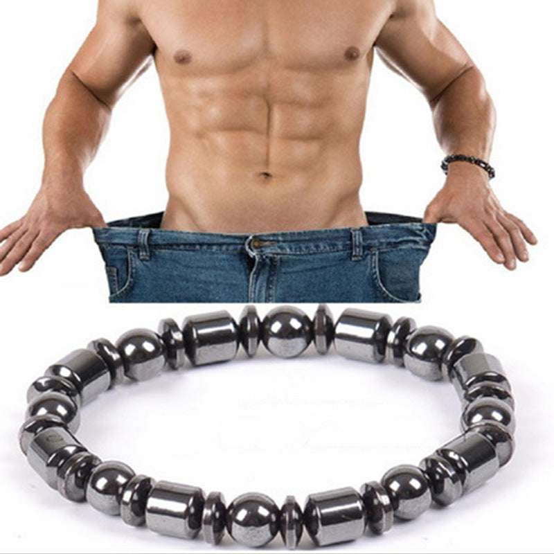 Black Stone Magnetic Therapy Bracelet