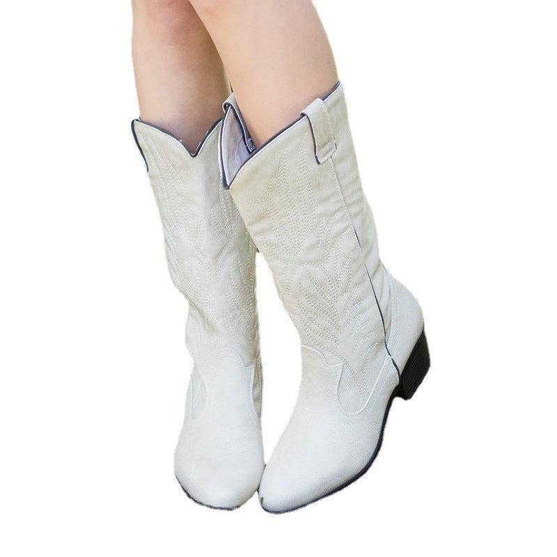 Western Pointed Toe Cowboy Boots