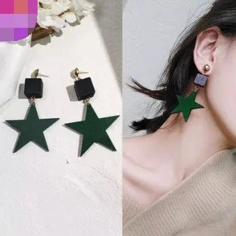 Trendy Hypoallergenic Stars & Hearts Earrings 1 Bazaare Mart Cute Puff Trend Earrings