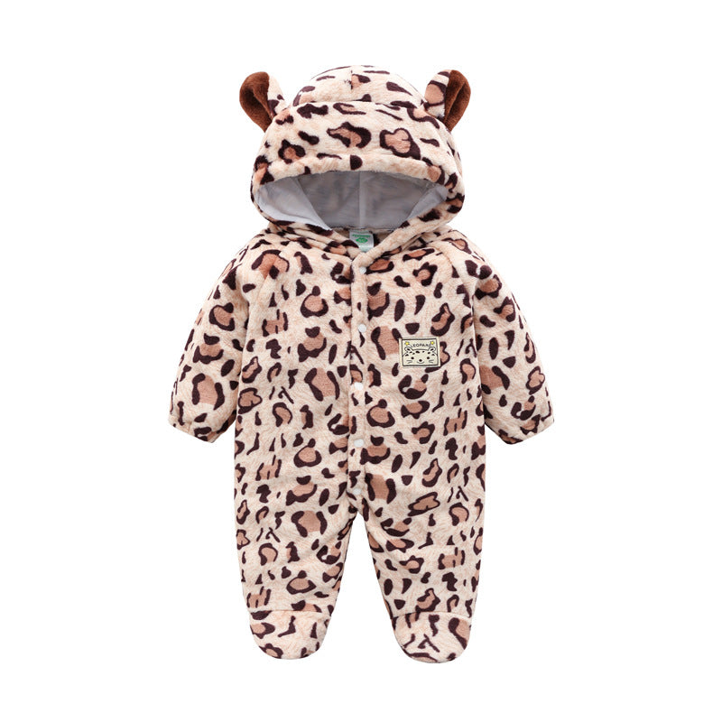 Baby Leopard Snap up Suit