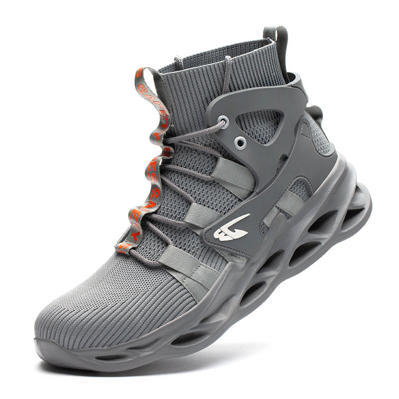 High-top Steel Toe Hiking Boots