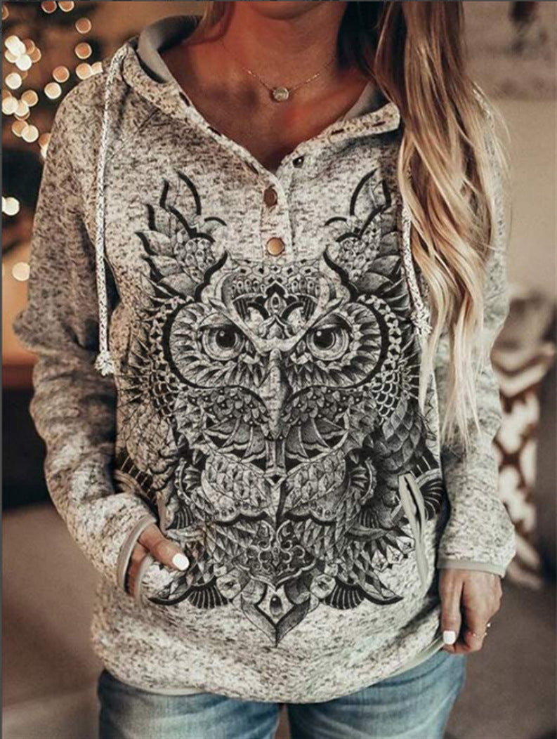 Women's Owl Hoodie