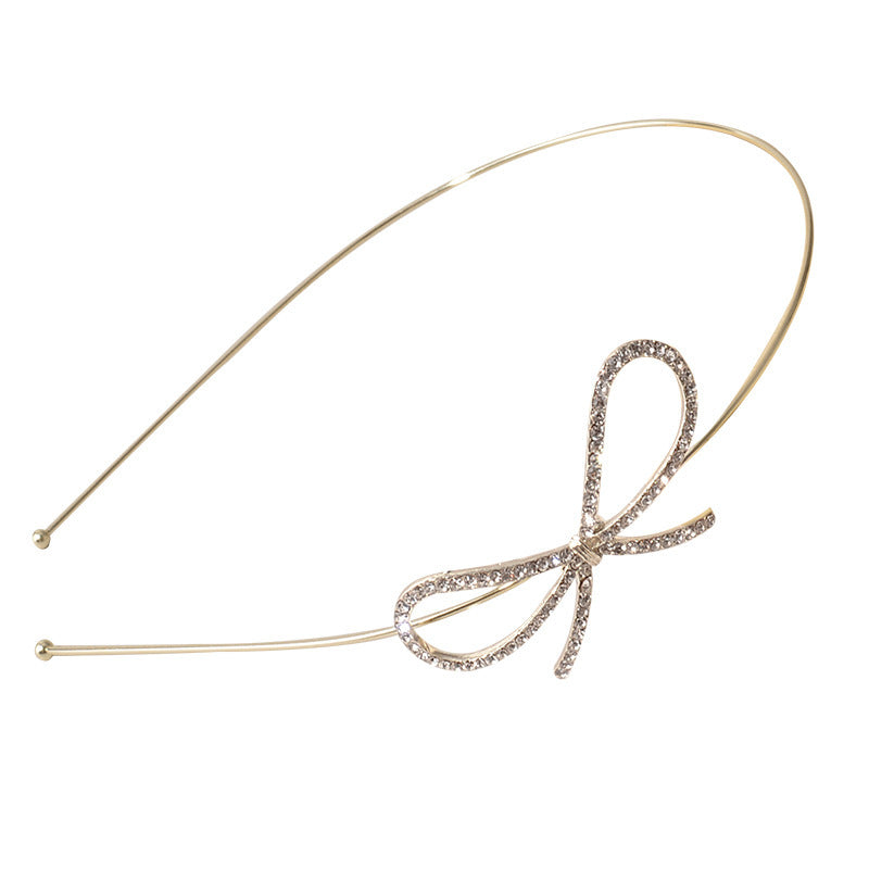 Gold Rhinestone and Pearl Headbands