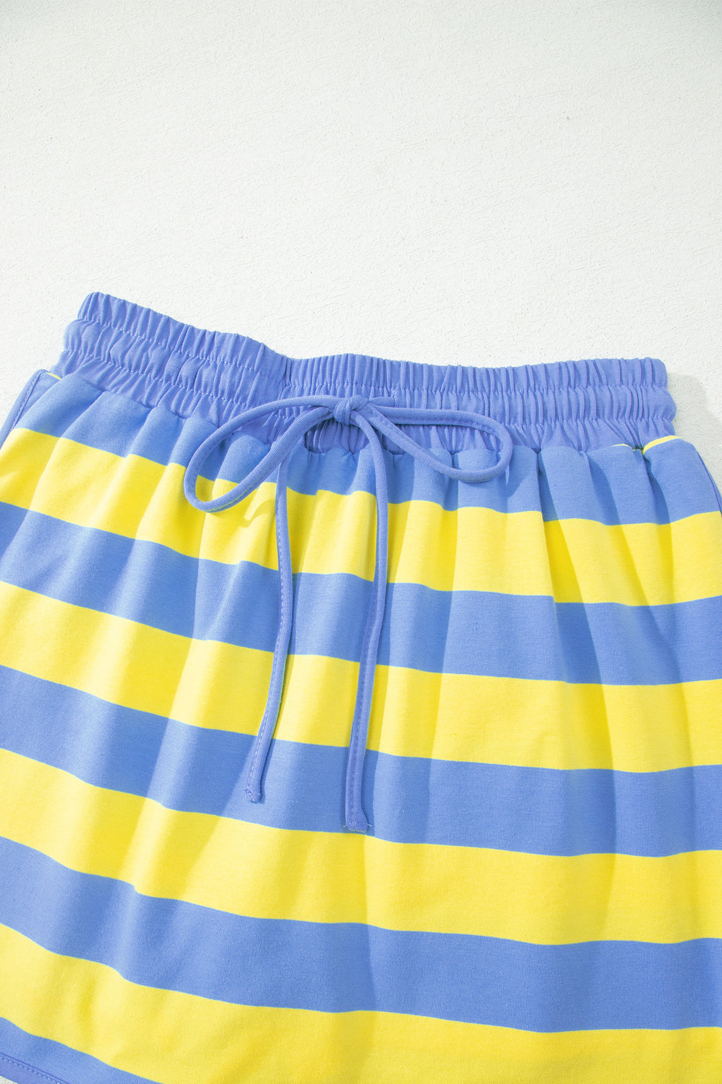 Striped Dolman Tee & Drawstring Skort Set – Women’s Athletic 2-Piece Outfit Dear-Lover Dropshipping Two Piece Sets/Short Sets