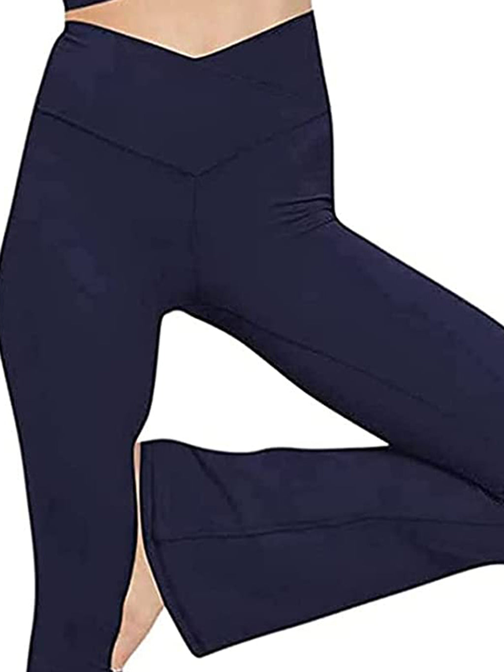 V-Waist Bootcut Long Slacks