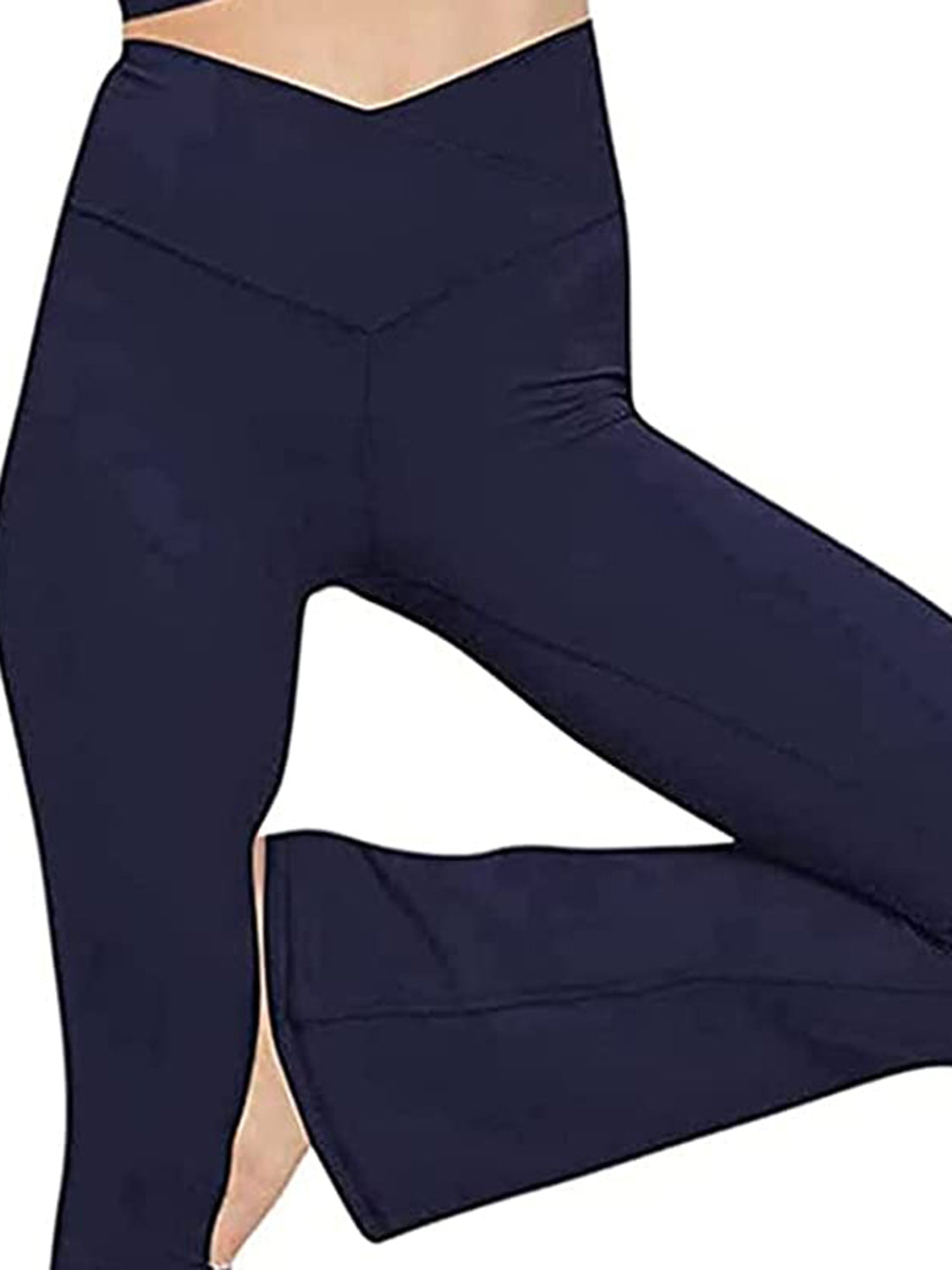 V-Waist Bootcut Long Slacks