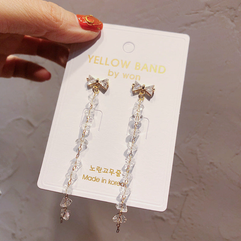 Personality Tassel and Stud Earrings