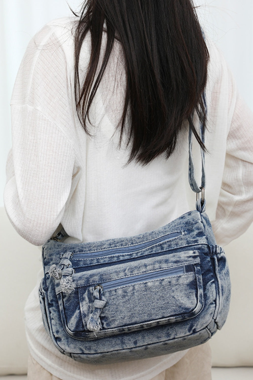 Denim Crossbody Purse