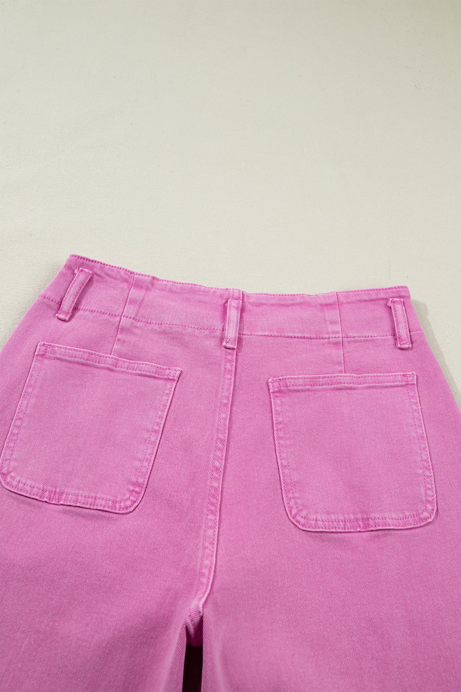 2-Button High Waist Flared Bottom Jeans Bazaare Mart Bottoms/Jeans