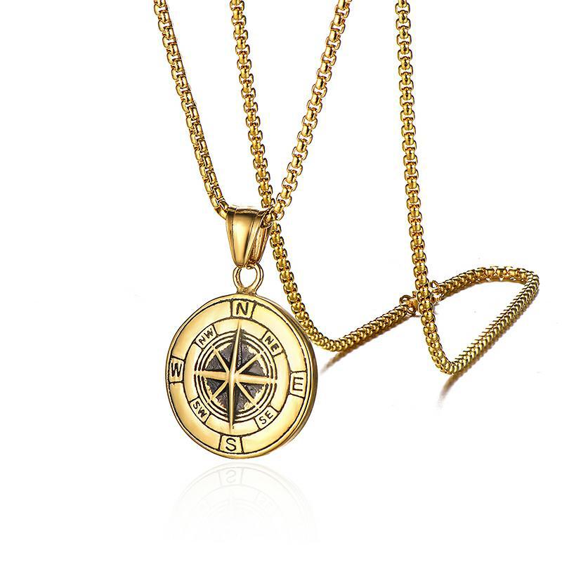 Golden Compass Necklace