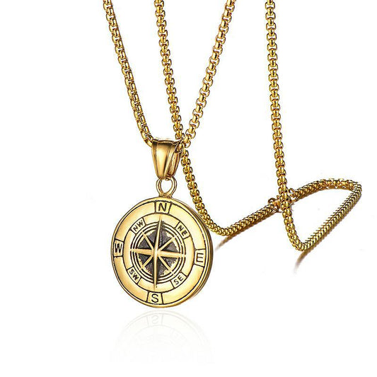 Golden Compass Necklace