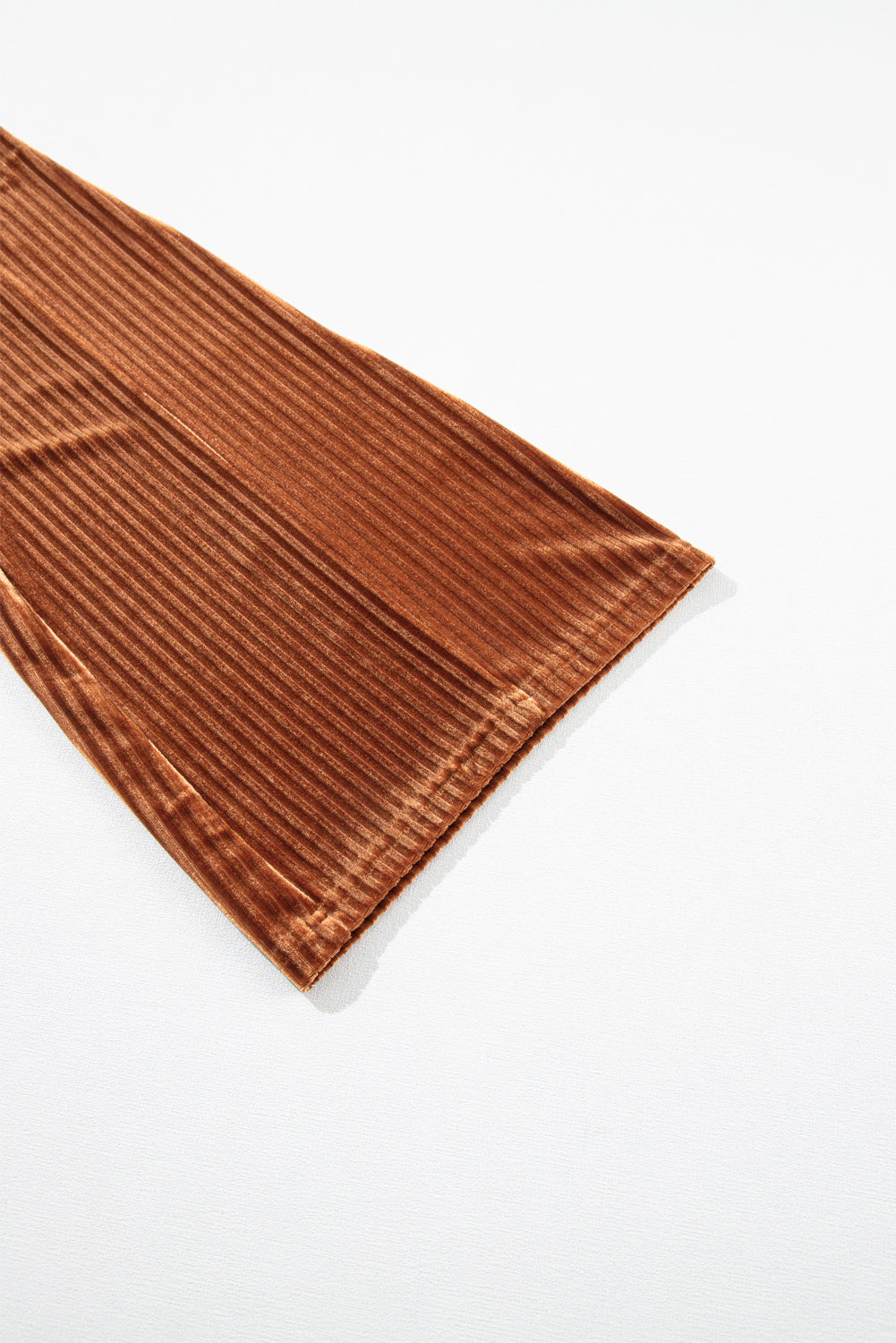 Black High Waist Flare Corduroy Pants