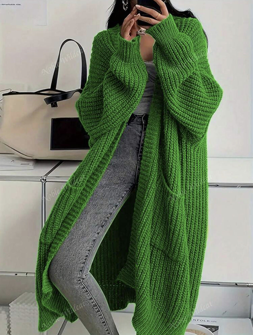 Open Front Duster Sweater
