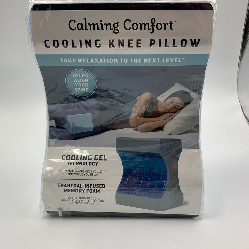 Picture of Cooling Knee Pillow in its package