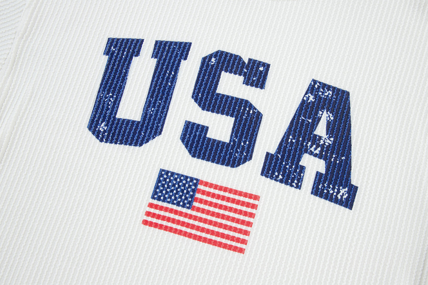 White USA Sweatshirt