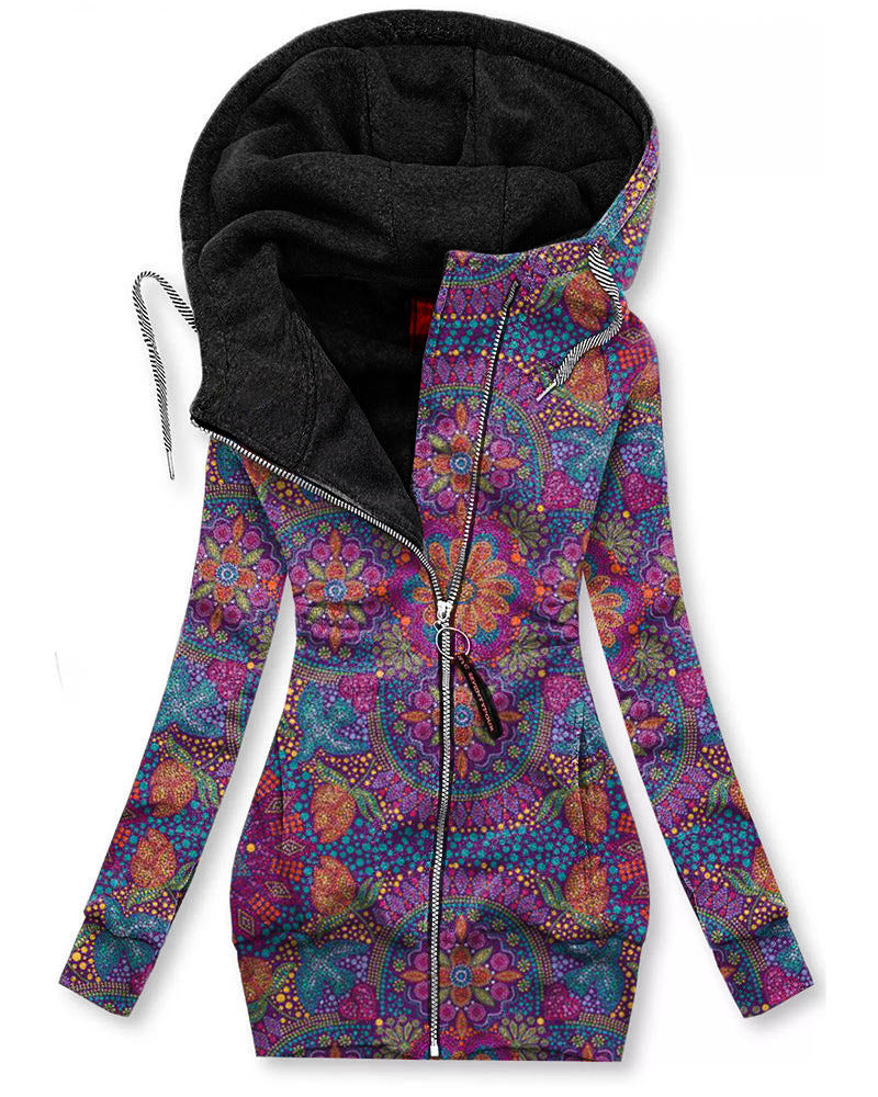 Purple Paisley Hoodie