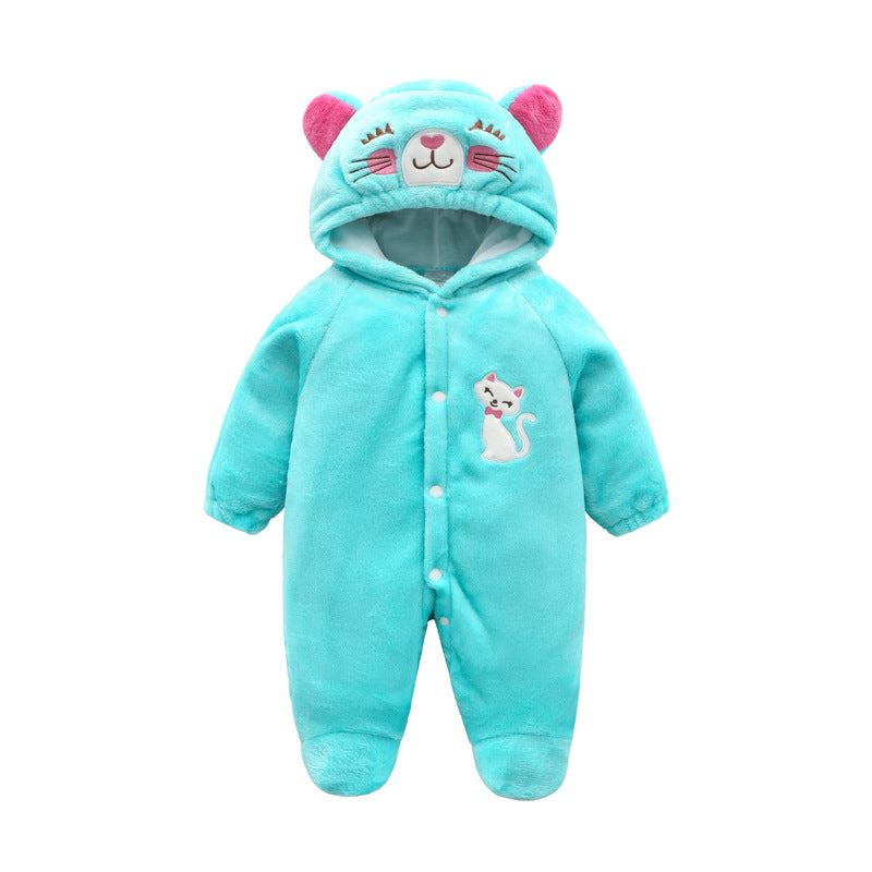 Baby One Piece Hooded Animal Suit