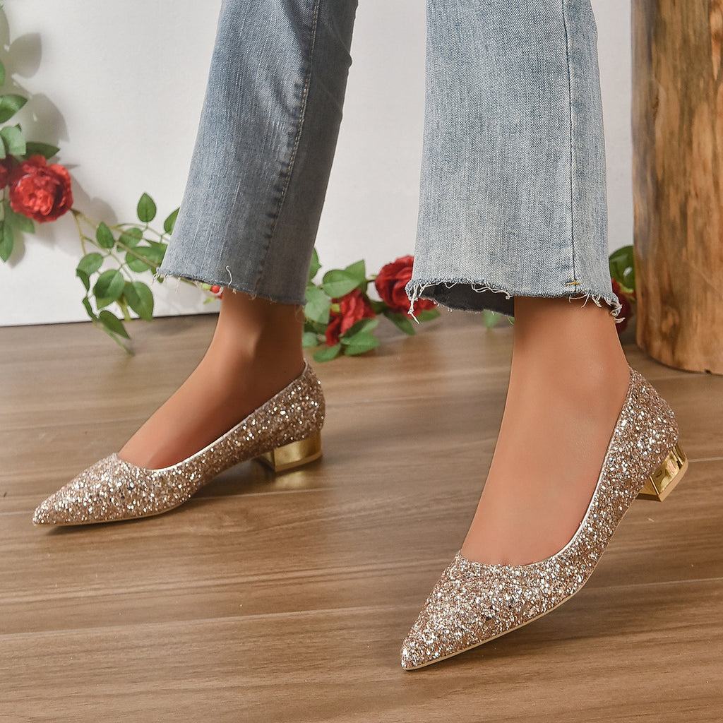 Sequin Flats