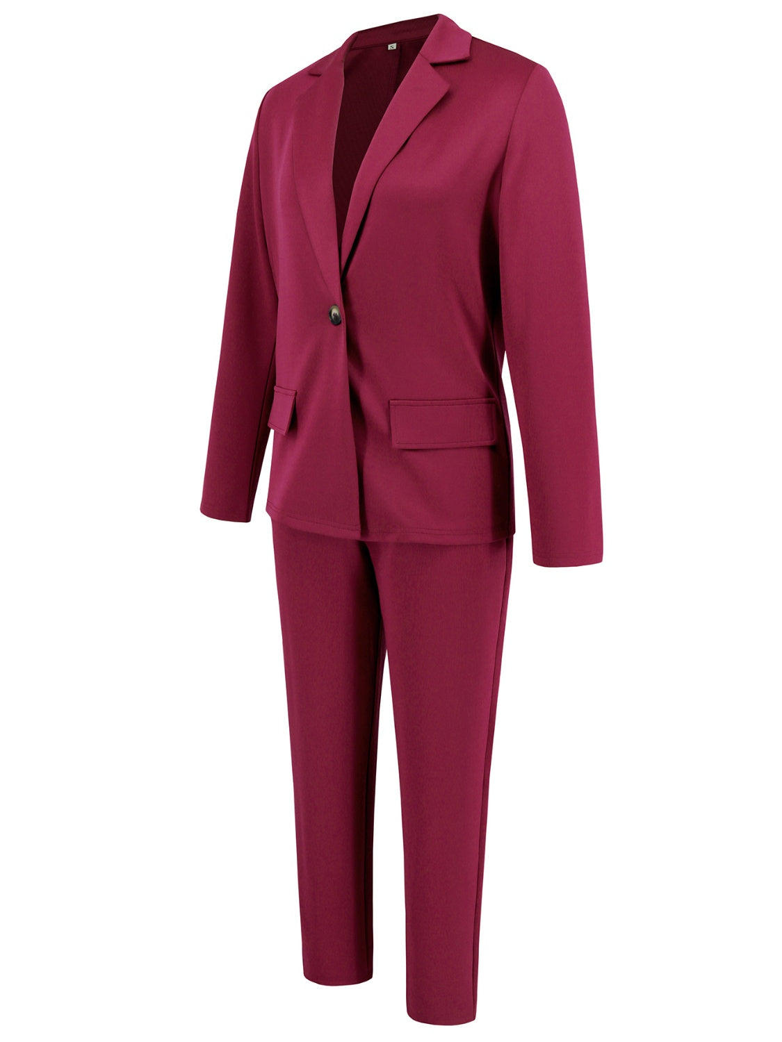 Pants Suit with Contrast Top