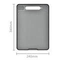 4 in 1 Double-Sided Thawing Cutting Board Gray Bazaare Mart Cutting Board