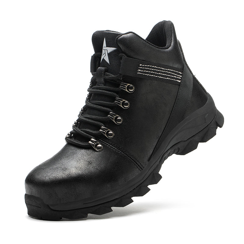 High-top Steel Toe Hiking Boots
