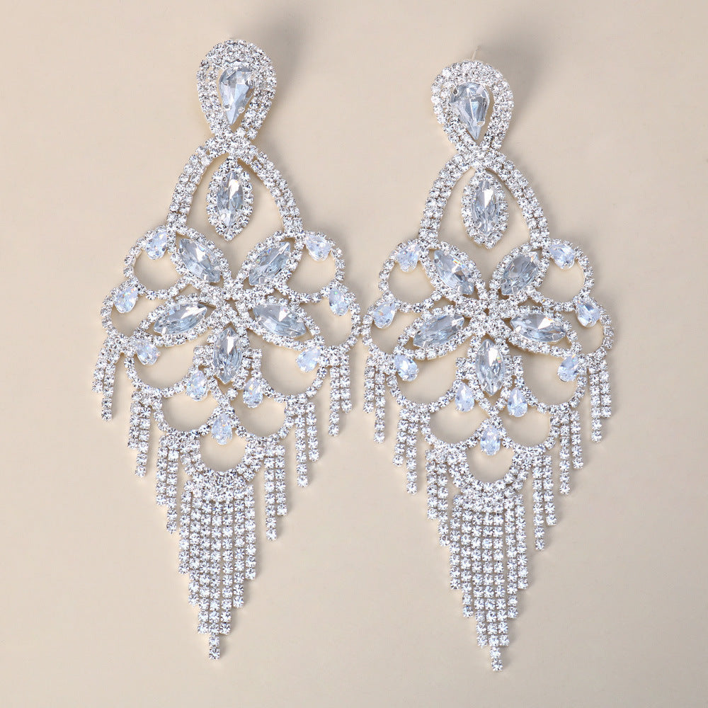 Long Chandelier Earrings