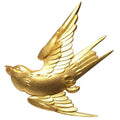 High-end Bird Brooch 1074A Bazaare Mart Golden Bird Pin