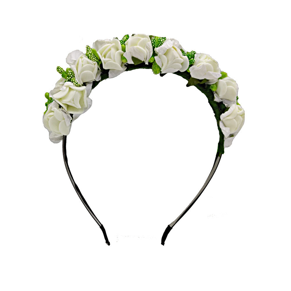 Bridal Flower Wreath Headband