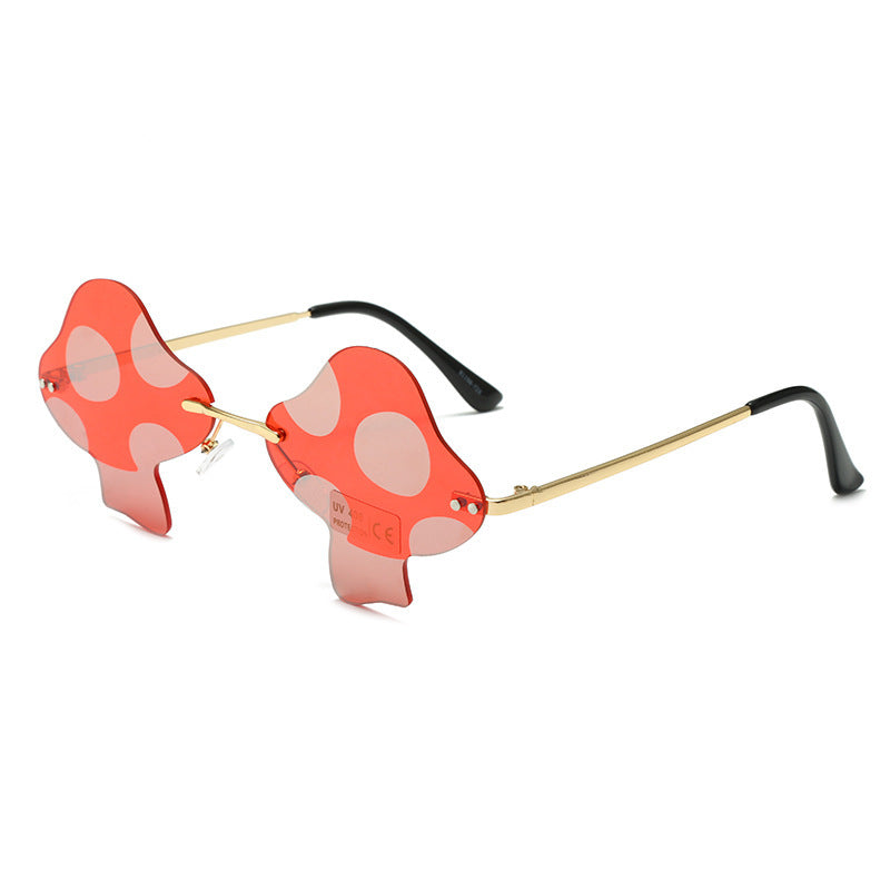 Trendy Rimless Mushroom Sunglasses