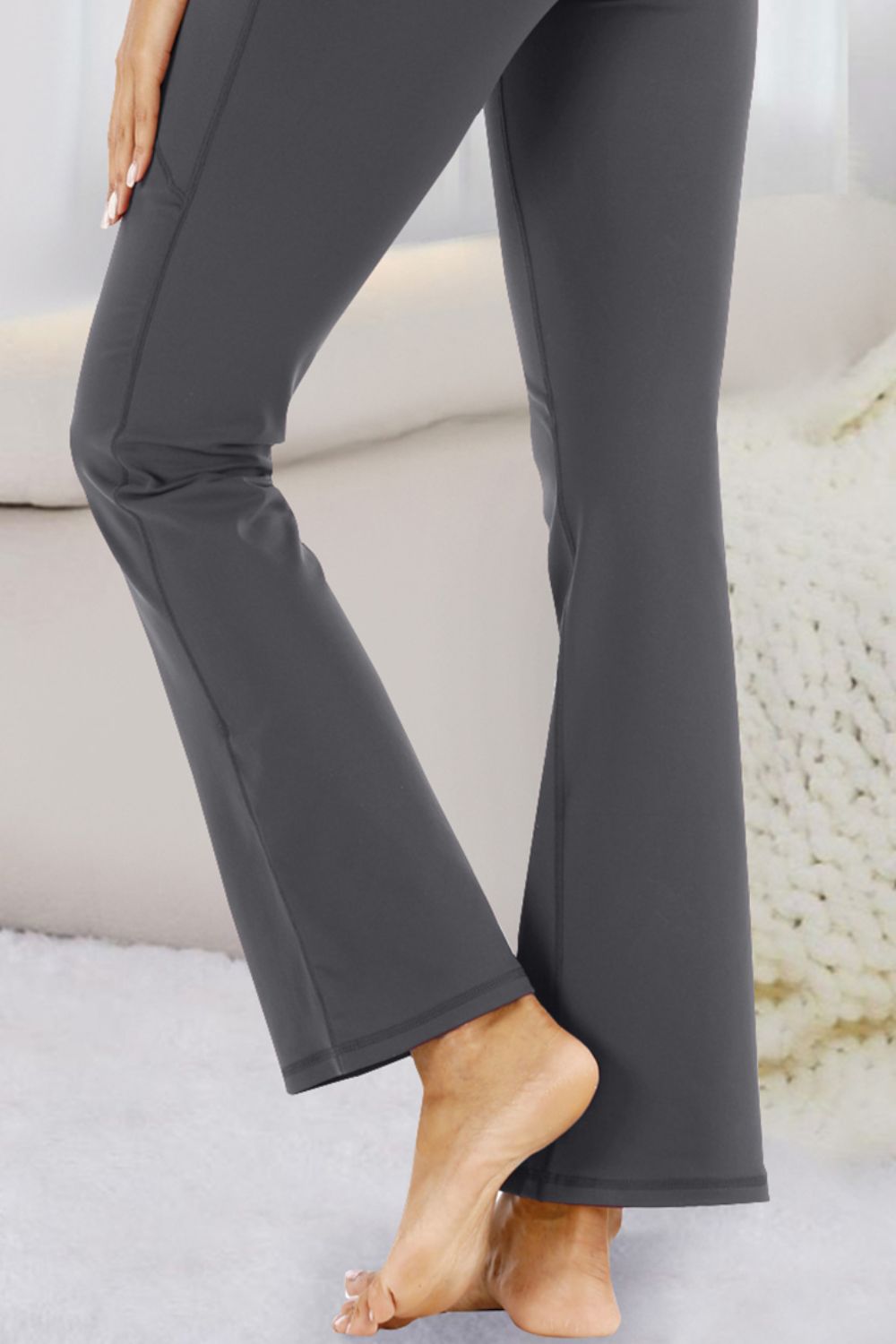 Boot Cut Leggings with Pockets
