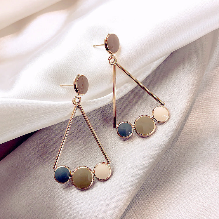 Personality Tassel and Stud Earrings