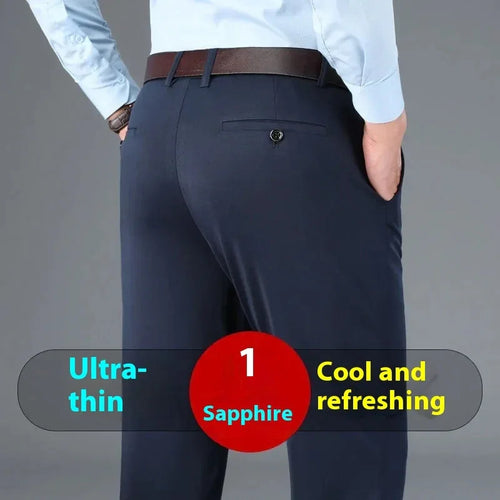 Anti-wrinkle Business Casual Pants Bazaare Mart Dress Slacks