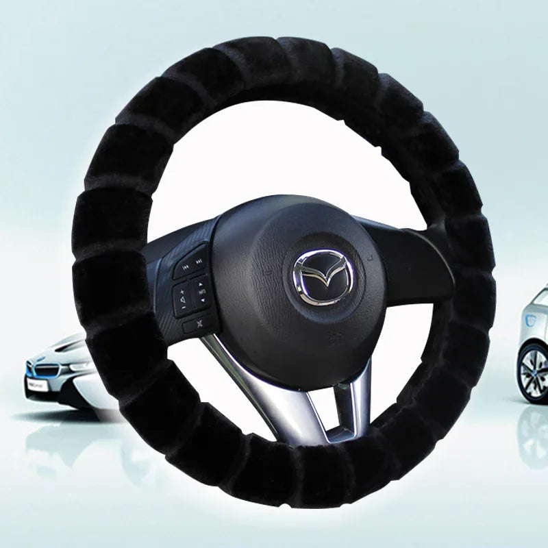 Velvet Warm Grip Steering Wheel Cover CJ Dropshipping Steering Wheel Cover