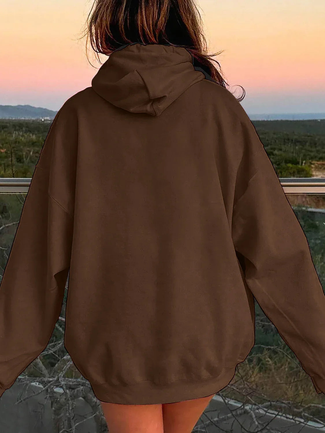 Plain Dropped Shoulder Hoodie Trendsi Drawstring Dropped Shoulder Hoodie