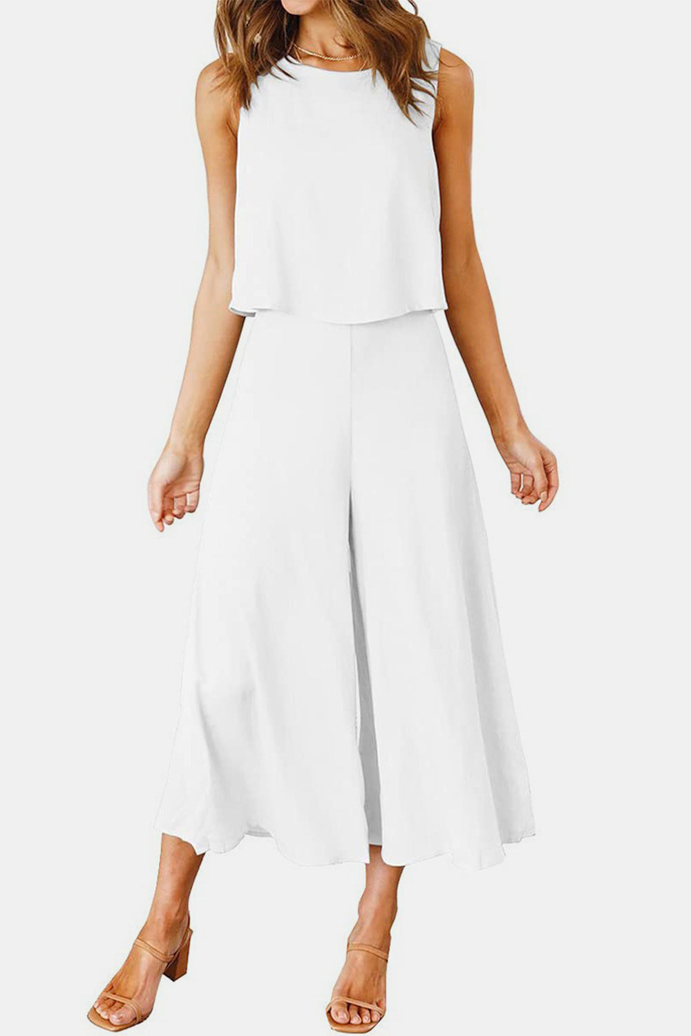White Culottes Outfits