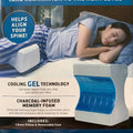 Cool Gel Knee Support Pillow White Bazaare Mart Support Pillow