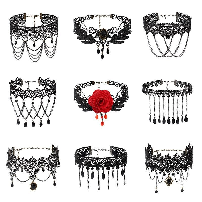 Gothic Lace Chokers