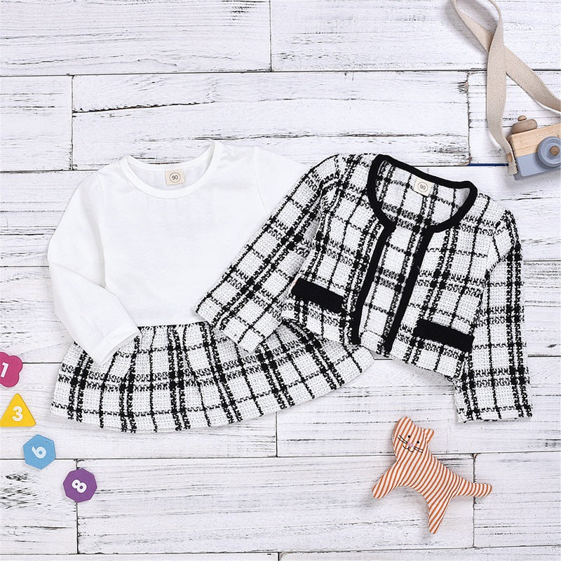 B&W Toddler Dress w/Jacket