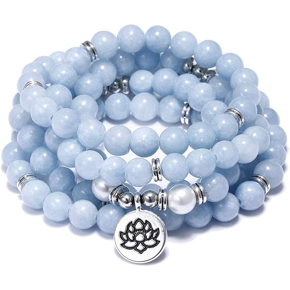 Buddha Beads Lotus Bracelet