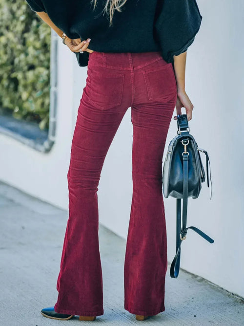 Bootcut Velvet Pants Bazaare Mart Bootcut Pants
