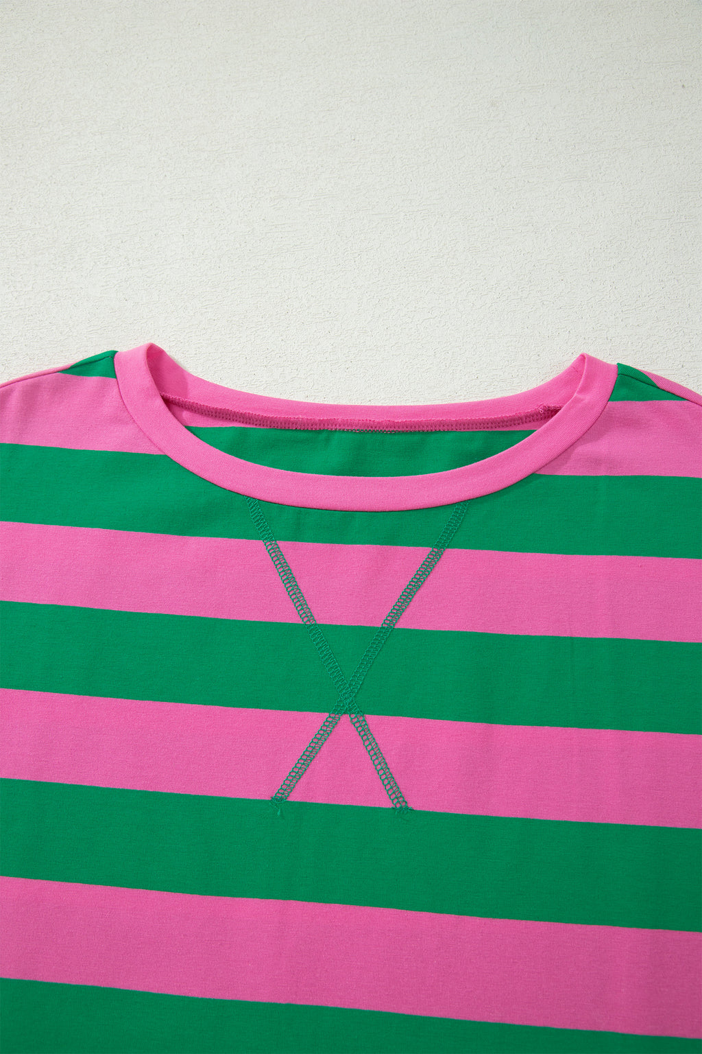 Striped Dolman Tee & Drawstring Skort Set – Women’s Athletic 2-Piece Outfit Dear-Lover Dropshipping Two Piece Sets/Short Sets